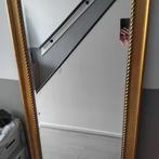 Spiegel goudkleurig, Huis en Inrichting, Woonaccessoires | Spiegels, Ophalen, Zo goed als nieuw, 150 tot 200 cm, Rechthoekig