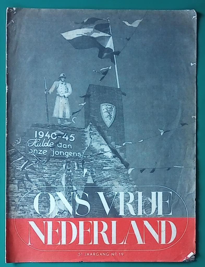 Tijdschrift Ons Vrije Nederland / Heer Bommel neemt zwemles, Ophalen of Verzenden, 1940 tot 1960, Nederland, Tijdschrift