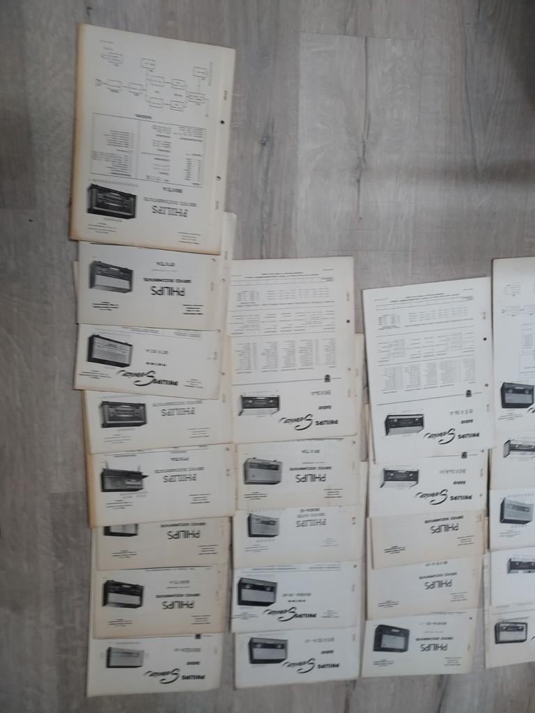 Philips originele philips radio schema's, Ophalen of Verzenden