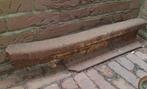 Zware spoorrails ca 55 cm voor aambeeld of decoratie, Ophalen, Gebruikt, IJzer