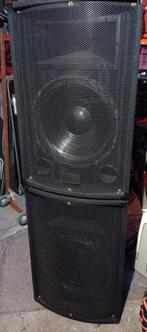 Set PA speakers 15 inch sub en driver, speakon / jack input, Ophalen, 120 watt of meer, Overige typen, Overige merken