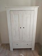 Bopita grenen white wash houten kast, commode en plank, Ophalen, Gebruikt, 50 tot 70 cm, 100 cm of meer