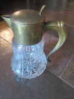 SAP of Waterkan antiek met koperen deksel hoog 28 cm € 95, Antiek en Kunst, Antiek | Glas en Kristal, Ophalen of Verzenden