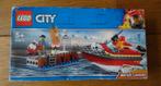NIEUW Lego set 60213 Brandweerboot met waterkanon, Ophalen of Verzenden, Nieuw, Complete set, Lego