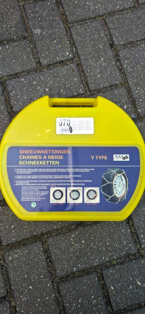 Sneeuwkettingen Y Type - Ongebruikt in handige koffer, Auto diversen, Sneeuwkettingen, Ophalen, Nieuw