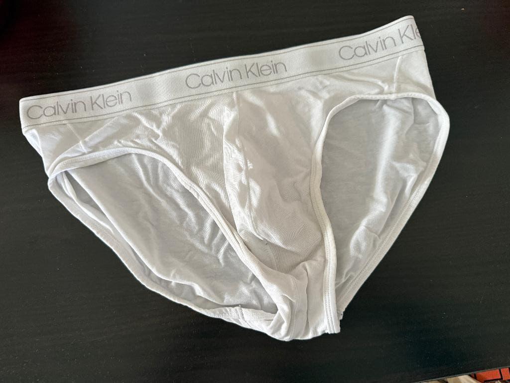 Calvin Klein, slip, wit, maat M, used, Ophalen of Verzenden, Wit, Slip