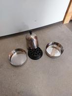 Antieke vintage retro sigarettenhouder +2x asbak, Ophalen of Verzenden, Gebruikt, Asbak