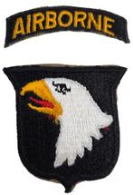 amerikaanse ww2 101 airborne patch, Verzamelen, Ophalen of Verzenden, Amerika, Embleem of Badge