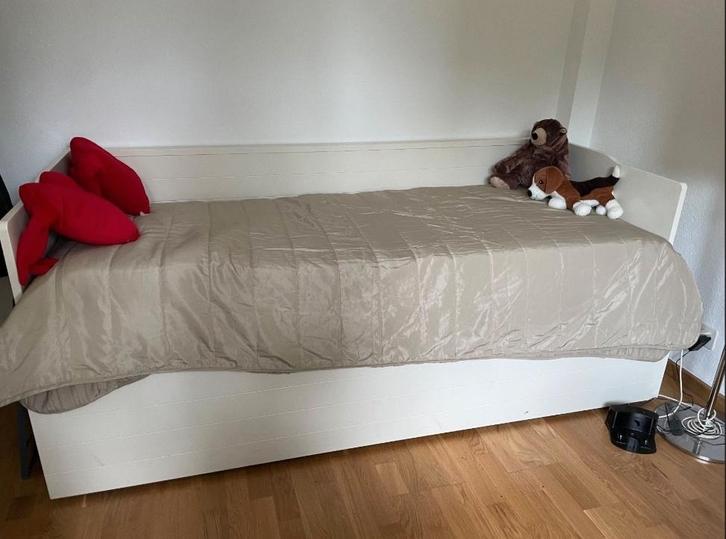 Ikea Bygland bedbank/uitschuifbed handiger dan Hemnes, Kinderen en Baby's, Kinderkamer | Bedden, Gebruikt, 180 cm of meer, 85 tot 100 cm