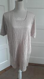 toMooi luxe beige shirt van TAURI     mt. 36 (valt als M), Kleding | Dames, Verzenden, Beige, Zo goed als nieuw, Korte mouw