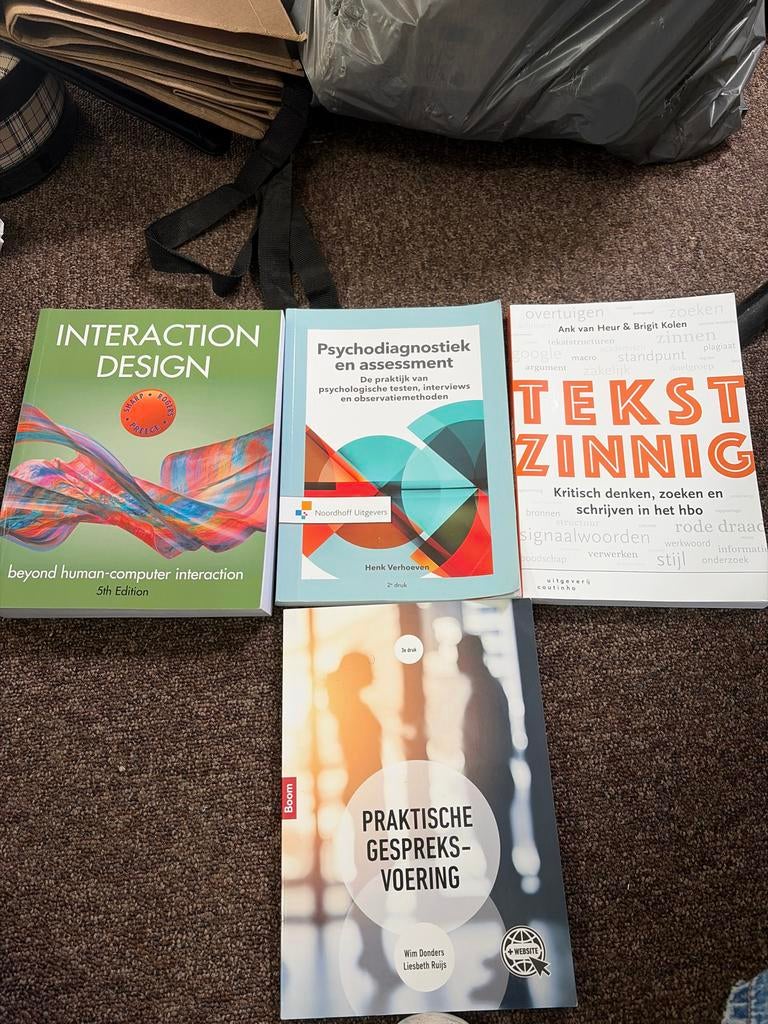 HBO Toegepaste Psychologie Boeken - Set van 4, Boeken, Ophalen, Gamma, Gelezen, HBO