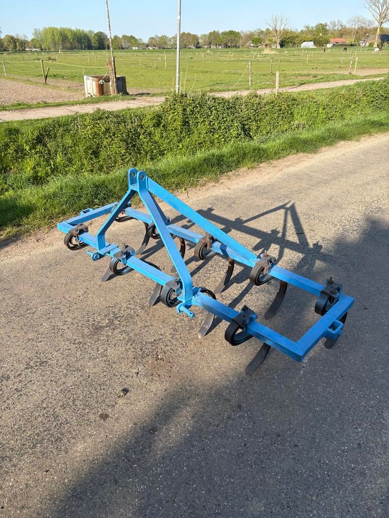 Triltand cultivator met 9 tanden - Mooi lakje, werkt super, Ophalen of Verzenden