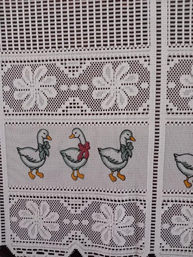 Valletje  / gordijn met eenden afbeelding, Ophalen of Verzenden