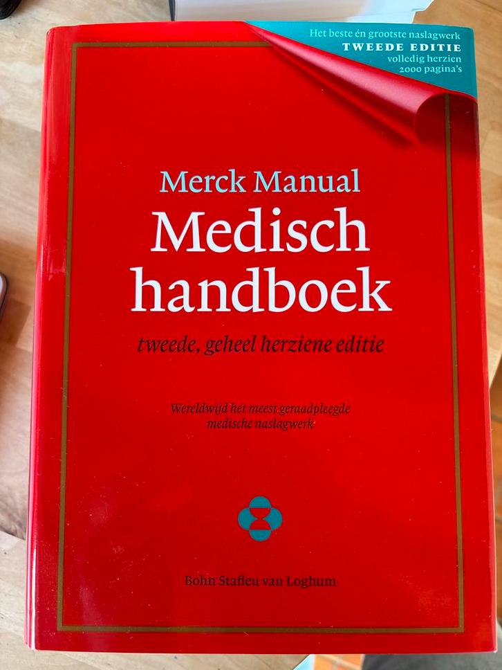 Merck Manual Medisch handboek, Boeken, Wetenschap, Zo goed als nieuw, Ophalen of Verzenden