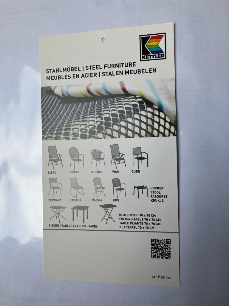 Kettler tuinstoelen, Tuin en Terras, Tuinstoelen, Ophalen, Gebruikt, Metaal, Stapelbaar