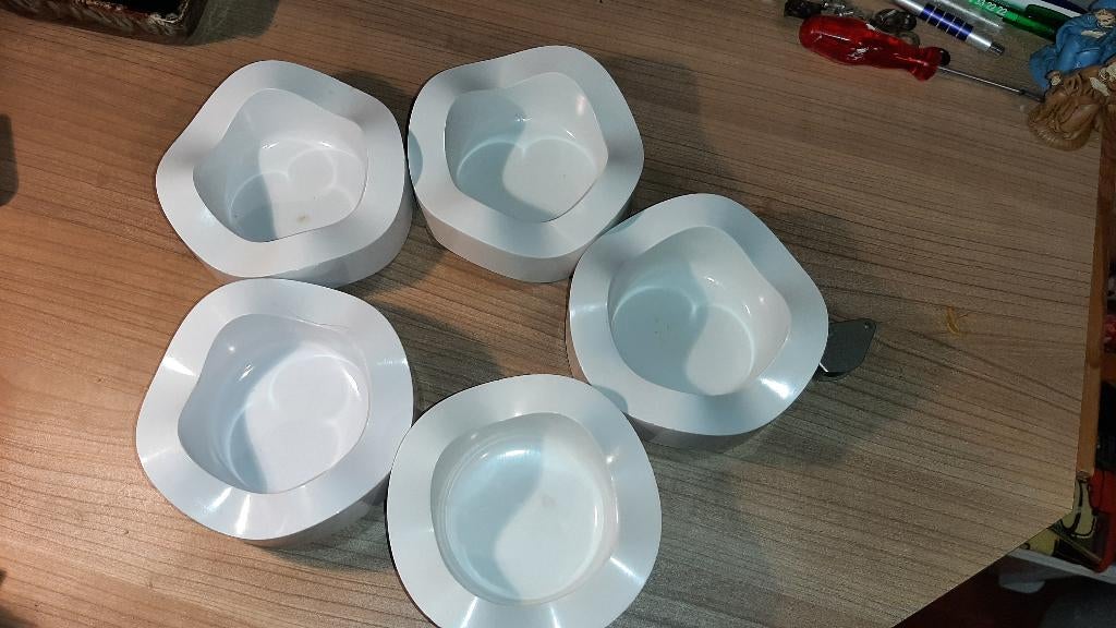 Helit sinus stappel asbakken walter zeischegg, Ophalen of Verzenden, Gebruikt, Asbak