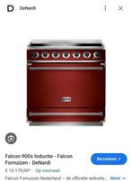 Luxe Fornuis Falcon Deluxe 90cm INDUCTIE rood 5 zones, Witgoed en Apparatuur, Niet ingevuld, 60 cm of meer, Niet ingevuld, Ophalen of Verzenden