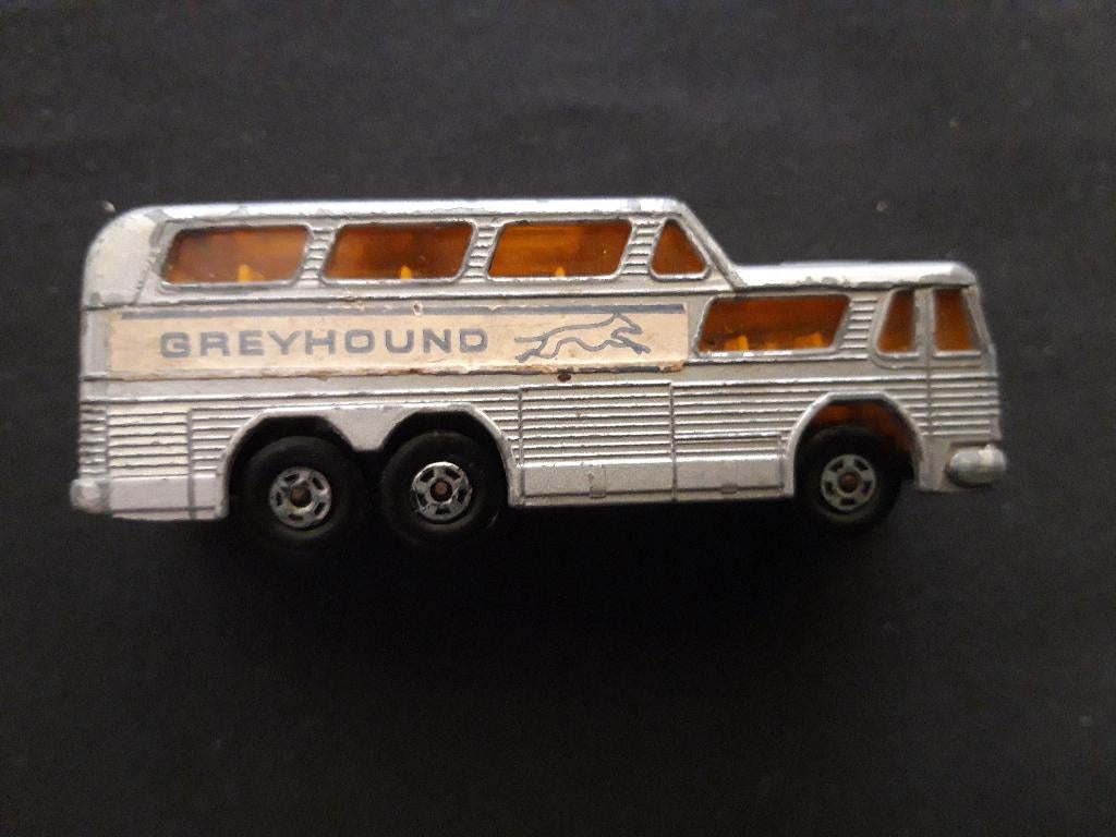 Lesney Matchbox Greyhound bus ( B ) Whizzwheels, Ophalen of Verzenden, Gebruikt, Bus of Vrachtwagen