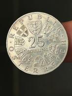 Zilveren UNC 25 schilling 1967 Oostenrijk Maria Theresia, Ophalen of Verzenden, Oostenrijk, Zilver