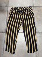 Summum broek zwart geel gestreept mt 46, Zwart, Maat 46/48 (XL) of groter, Ophalen of Verzenden, Zo goed als nieuw