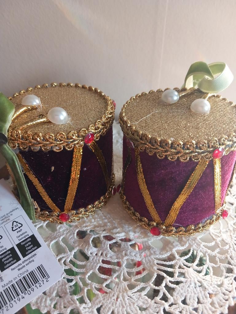 Trommel ornamenten, Ophalen of Verzenden, Nieuw