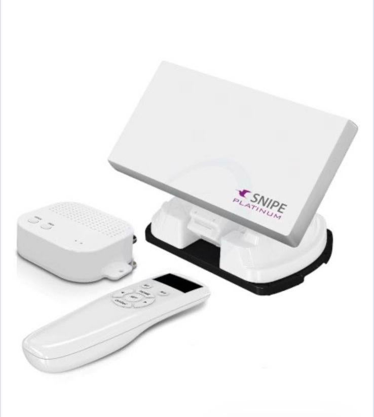 Snipe Platinum volautomatische schotelantenne, Audio, Tv en Foto, Schotelantennes, Ophalen, Zo goed als nieuw, (Schotel)antenne