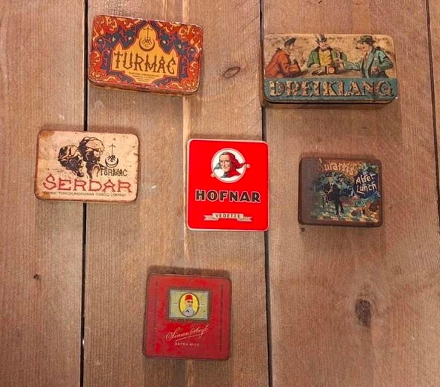 Diverse vintage tabaksblikken, Ophalen of Verzenden