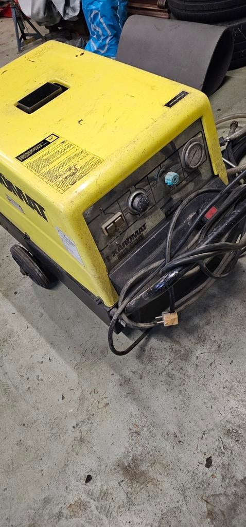 Karomat HD600 Diesel stoom reiniger 230Volt! hoge druk, Tuin en Terras, Ophalen of Verzenden, Gebruikt, Benzine