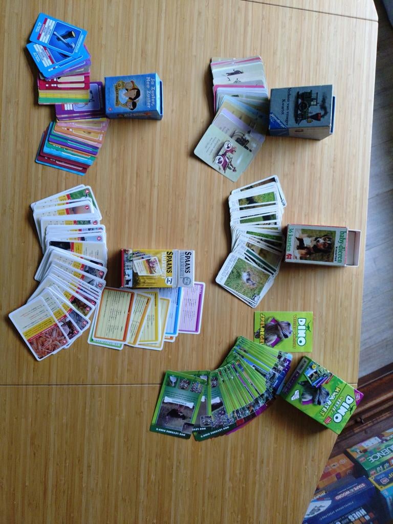 Diverse kwartetspellen voor jong en oud, Verzenden