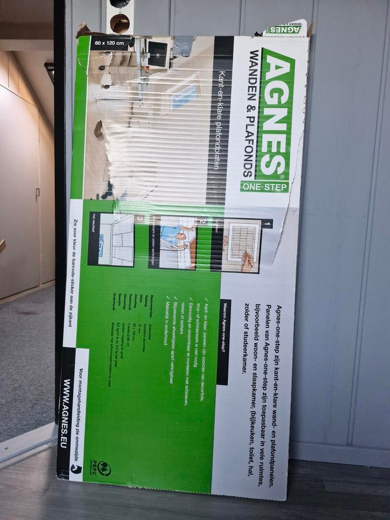 Agnes Plafondplaten 120x60 cm - Nieuw in doos, Ophalen, Nieuw