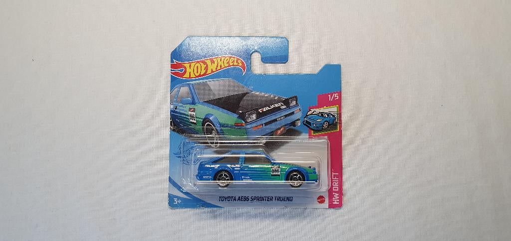 Hot Wheels Toyota AE86 Sprinter trueno falken tires, Ophalen of Verzenden, Nieuw, Auto