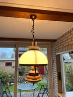 Vintage Hanglamp met E27 Fitting, Ophalen, Gebruikt, Glas, Minder dan 50 cm