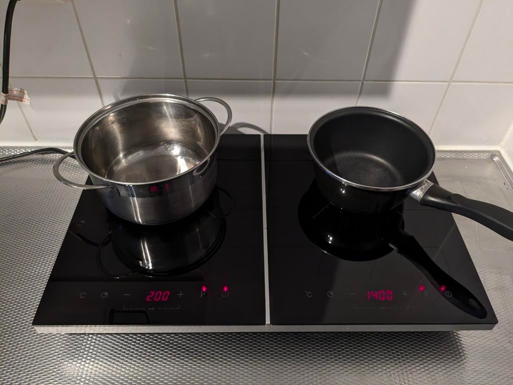 ETNA Induction hob - 2 stoves, Ophalen, Vrijstaand, Inductie, 4 kookzones