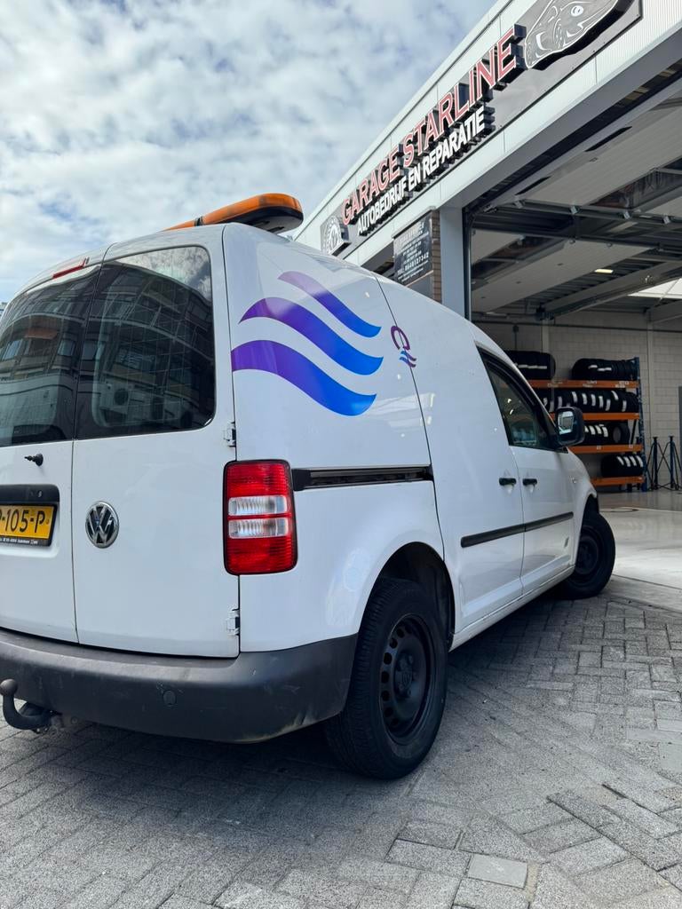 Volkswagen Caddy 1.6 D 55KW 2012, Auto's, Bestelauto's, Particulier, Volkswagen, Diesel, Geïmporteerd, Wit, Stof, Ophalen