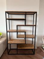 Mangohouten vakkenkast, Ophalen, Met plank(en), Gebruikt, 100 tot 150 cm