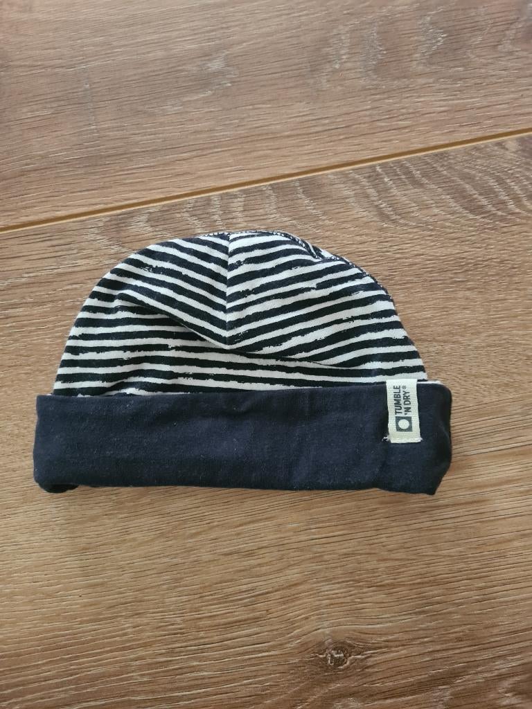 Nieuw gestreept mutsje Tumble 'n Dry, Kinderen en Baby's, Babykleding | Mutsen, Sjaals en Wanten, Tumble 'n Dry, Maat 56, Nieuw