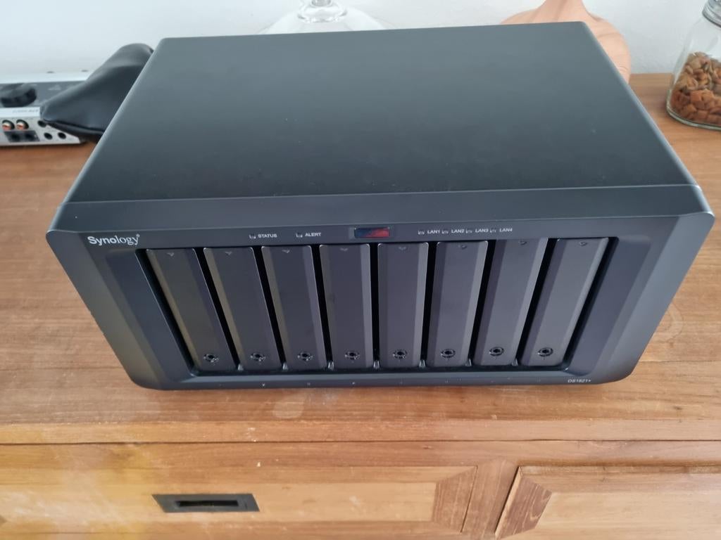 Synology DS1821+ met 32GB ECC RAM, Computers en Software, NAS, Ophalen of Verzenden, Zo goed als nieuw