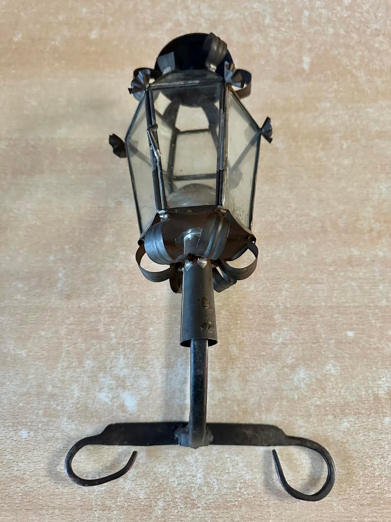 Antieke kaars lamp (2), Antiek en Kunst, Ophalen of Verzenden
