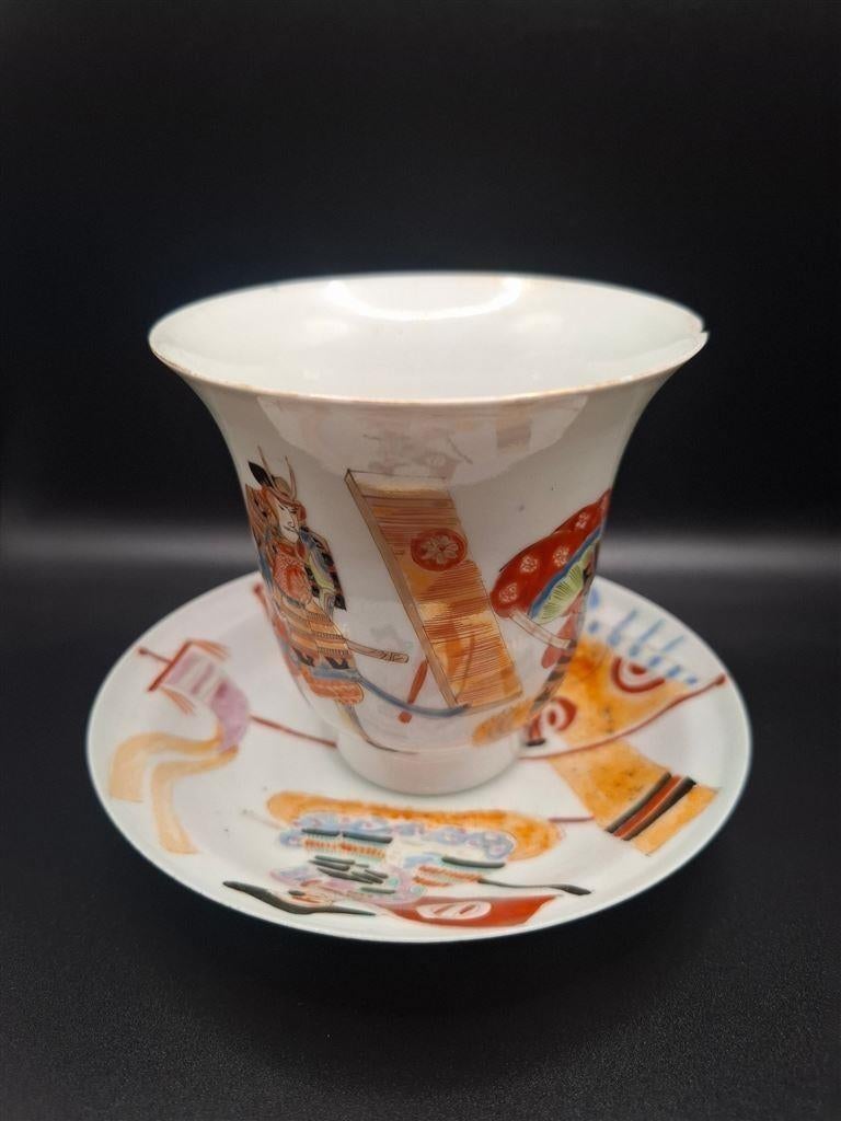 Japanse kop en schotel, Antiek en Kunst, Antiek | Porselein, Verzenden