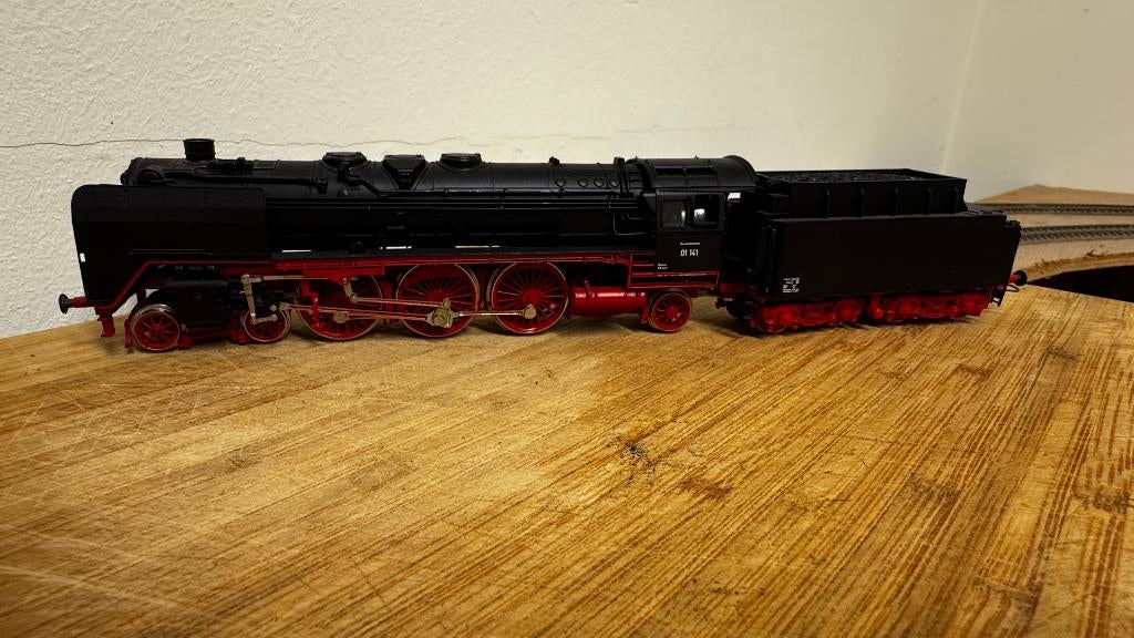 Rivarossi BR 01 H0 stoomlocomotief – analoog – rijdend, Overige merken, Gebruikt, Ophalen of Verzenden, Analoog