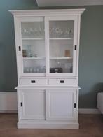 Witte servieskast, Huis en Inrichting, Kasten | Buffetkasten, Ophalen, Gebruikt, 50 tot 100 cm, 150 tot 200 cm