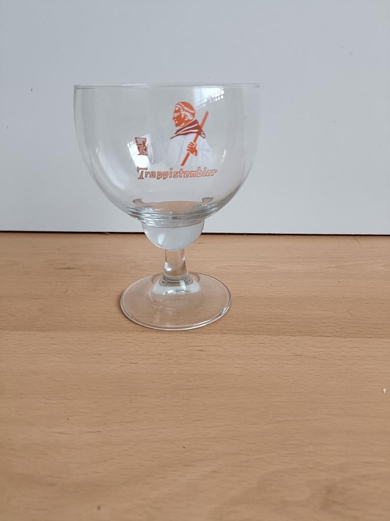 Speciaal trappistenbier glas. Westmalle?, Ophalen of Verzenden, Zo goed als nieuw, Glas of Glazen, Overige merken