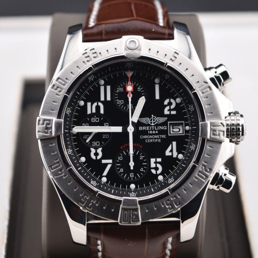 Breitling Avenger Skyland, Sieraden, Tassen en Uiterlijk, Horloges | Heren, Staal, Breitling, Polshorloge, Ophalen of Verzenden