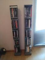2X CD DVD opbergsysteem, opbergrek ,opbergkast betonnen voet, Ophalen, Zo goed als nieuw, Cd's of Dvd's