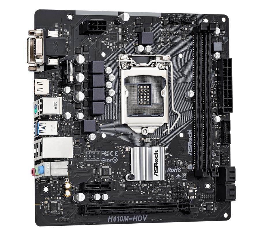 Asrock H410M-HDV R2.0 Socket 1200, LGA1200, DDR4, Ophalen of Verzenden, Bijsterhuizen 1111 , Nijmegen Gelderland, NL
