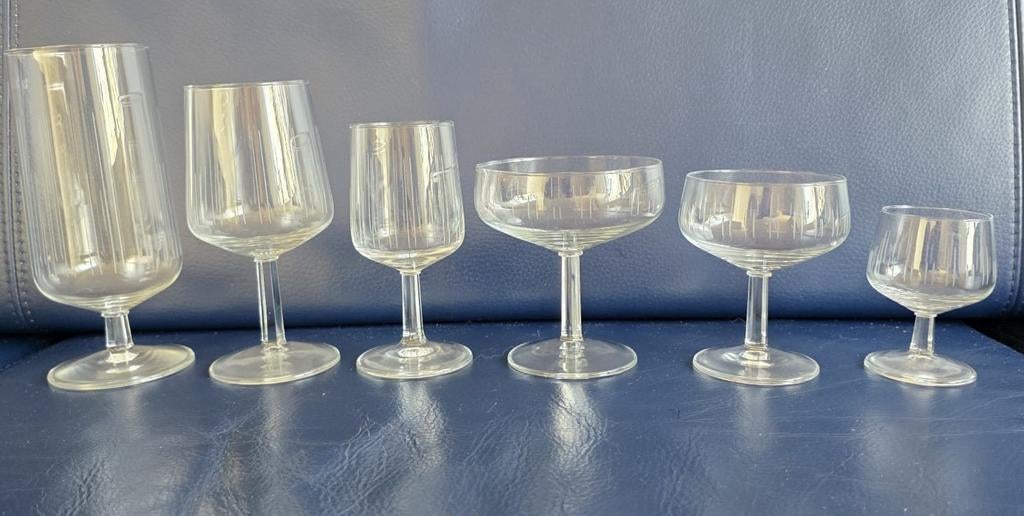 Glazenset, Verzamelen, Glas en Borrelglaasjes, Ophalen, Zo goed als nieuw, Overige typen
