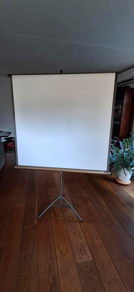 Spectra Projectiescherm op Statief - Handmatig, Audio, Tv en Foto, Projectieschermen, Gebruikt, Handmatig, Ophalen