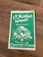 Oud boekje sinterklaas rijmpjes, Ophalen of Verzenden