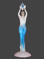Murano SEGUSO BLUE Erotic Lady Figure Antique Venetian TALL, Ophalen