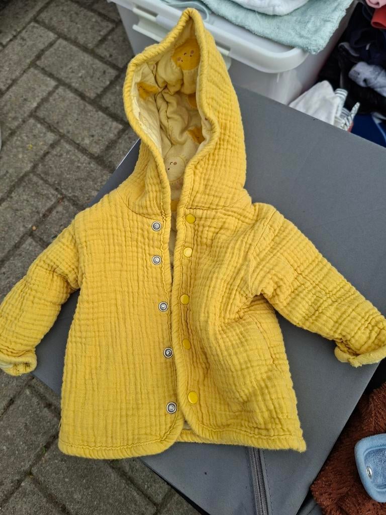 Geel babyjasje maat 56, Gebruikt, Jongetje of Meisje, Ophalen of Verzenden, Jasje